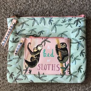 NWOT Sloth clutch